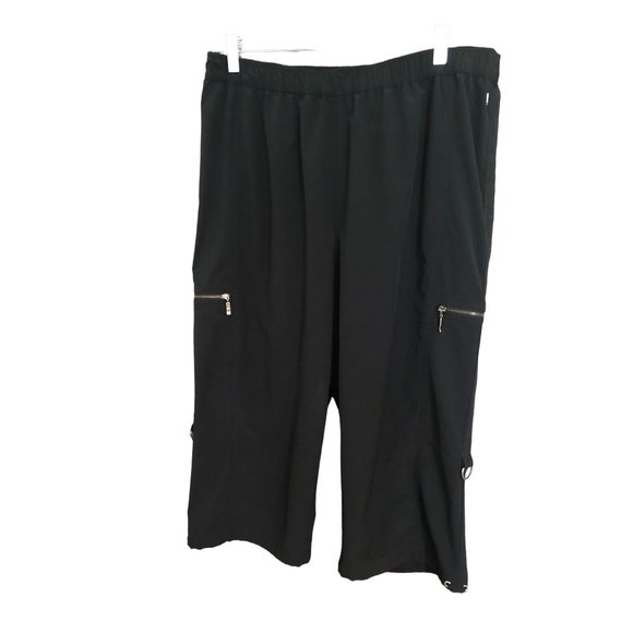 Chico’s Pants & Jumpsuits Zenergy By Chicos Black Pull On Crop